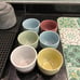 Set of 6 Japanese Tea Ceramic Cups