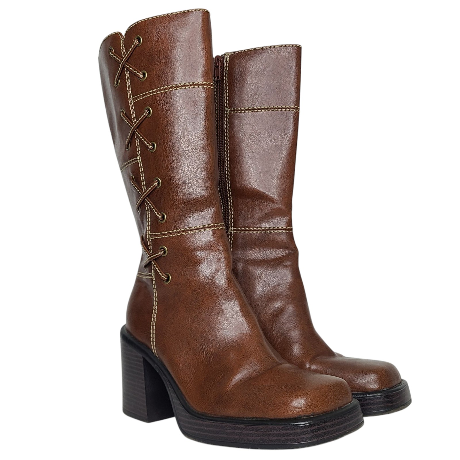 Lower East Side Vintage Y2K Heeled Boots Size 7