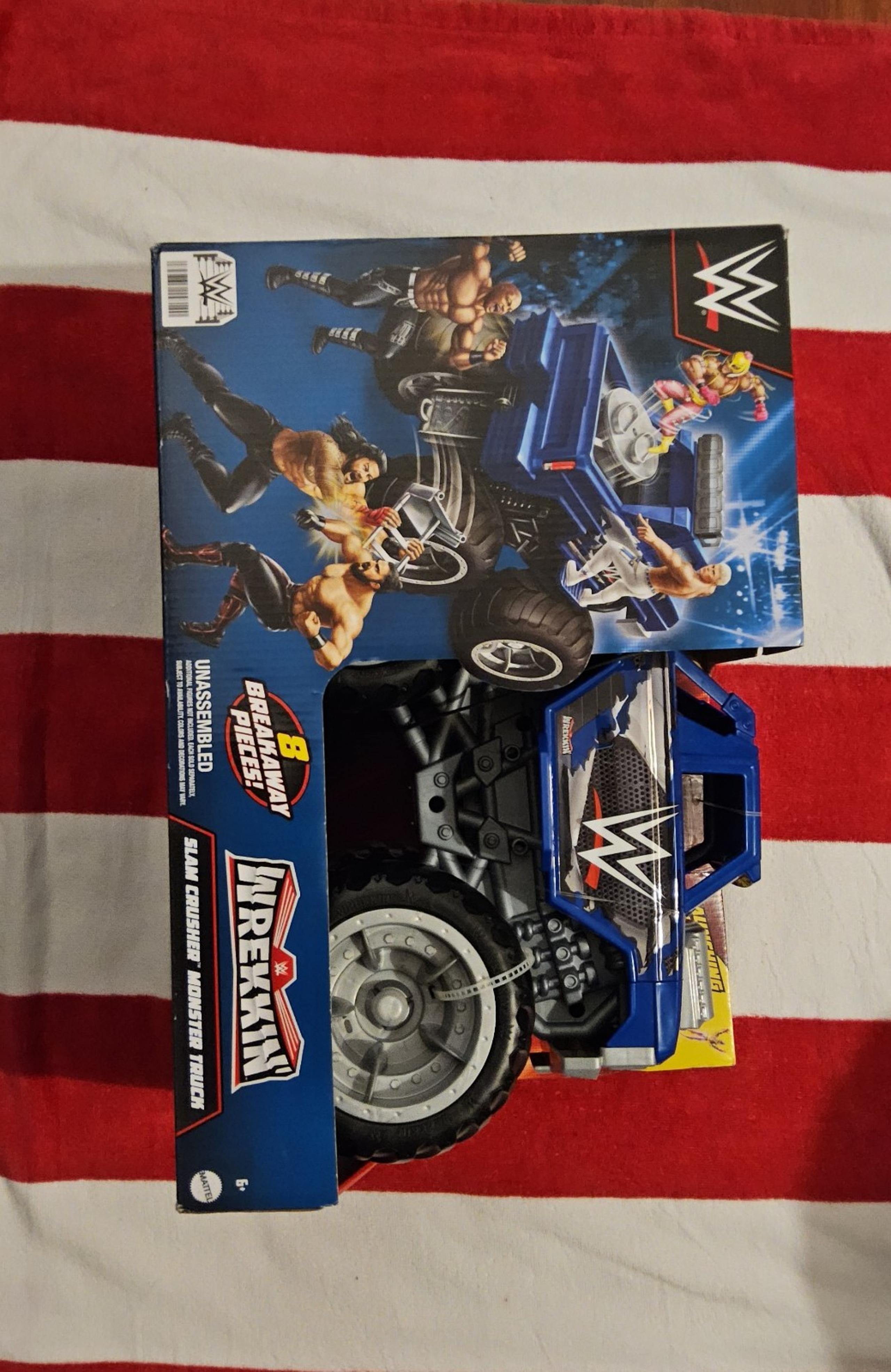 NEW! WWE Wrekkin Slam Crusher Monster Truck!