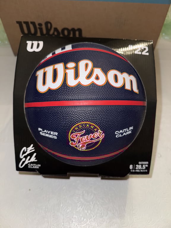 Caitlin Clark Fever Rising Basketball | Wilson Sporting Goods