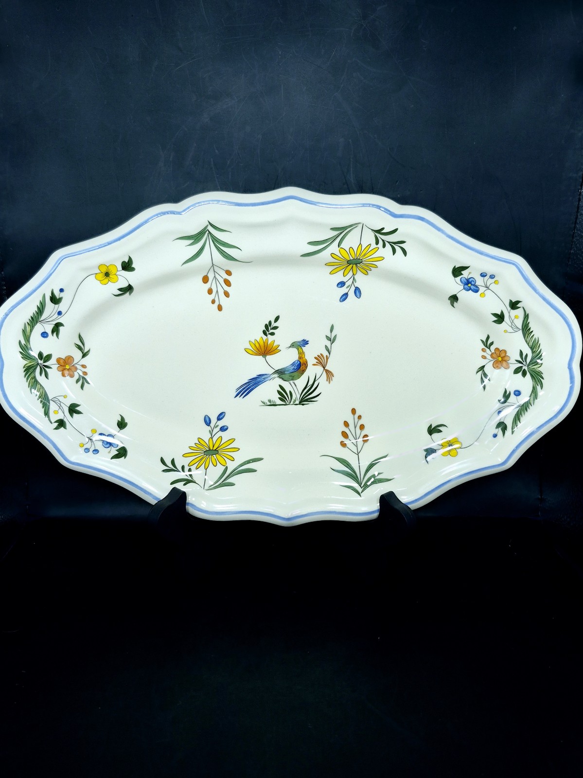 Oiseau De Paradis 14 Oval Serving Platter