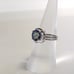 Simulated Blue Mystic Topaz Ring Size 5-3/4