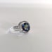 Simulated Blue Mystic Topaz Ring Size 5-3/4