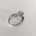 Simulated Blue Mystic Topaz Ring Size 5-3/4