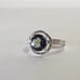 Simulated Blue Mystic Topaz Ring Size 5-3/4