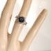 Simulated Blue Mystic Topaz Ring Size 5-3/4