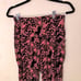 Nicole Miller NWT High Waisted Printed Side Pocket Active Workout Leggings Large