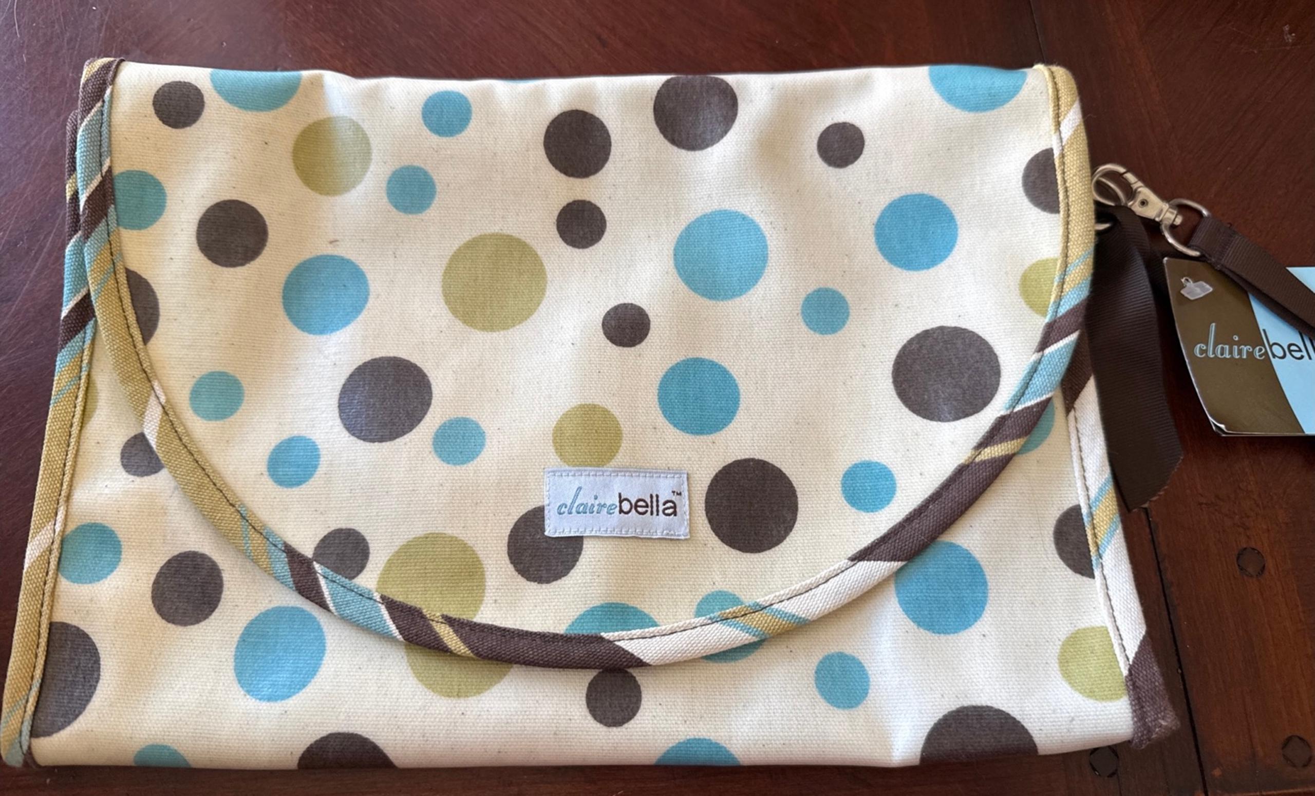 NEW ClaireBella Baby Laminated Changing Mat Large Pockets