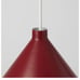 Ikea Navlinge Pendant Lamp Red 13 Ceiling Fixture- NEW