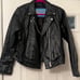 Genuine leather moto jacket