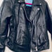 Genuine leather moto jacket