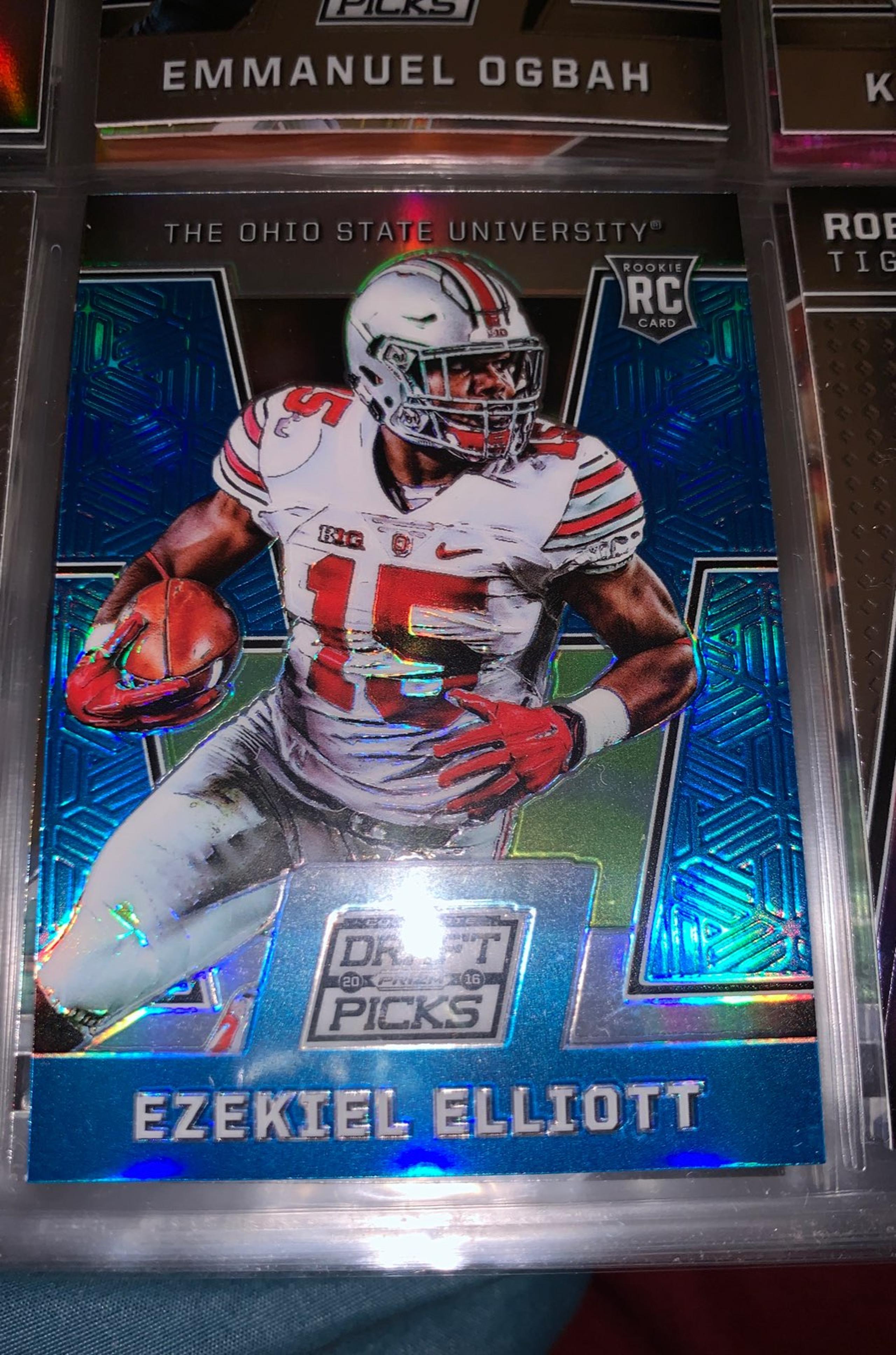 Ezekiel Elliott 2016 Prizm Draft Blue