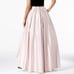 Betsy & Adam Velvet Strapless Ball Gown