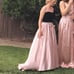 Betsy & Adam Velvet Strapless Ball Gown