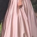 Betsy & Adam Velvet Strapless Ball Gown