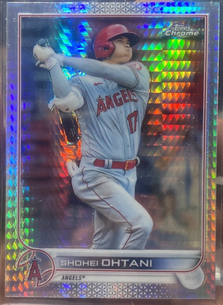 Shohei Ohtani Topps Chrome Prizm