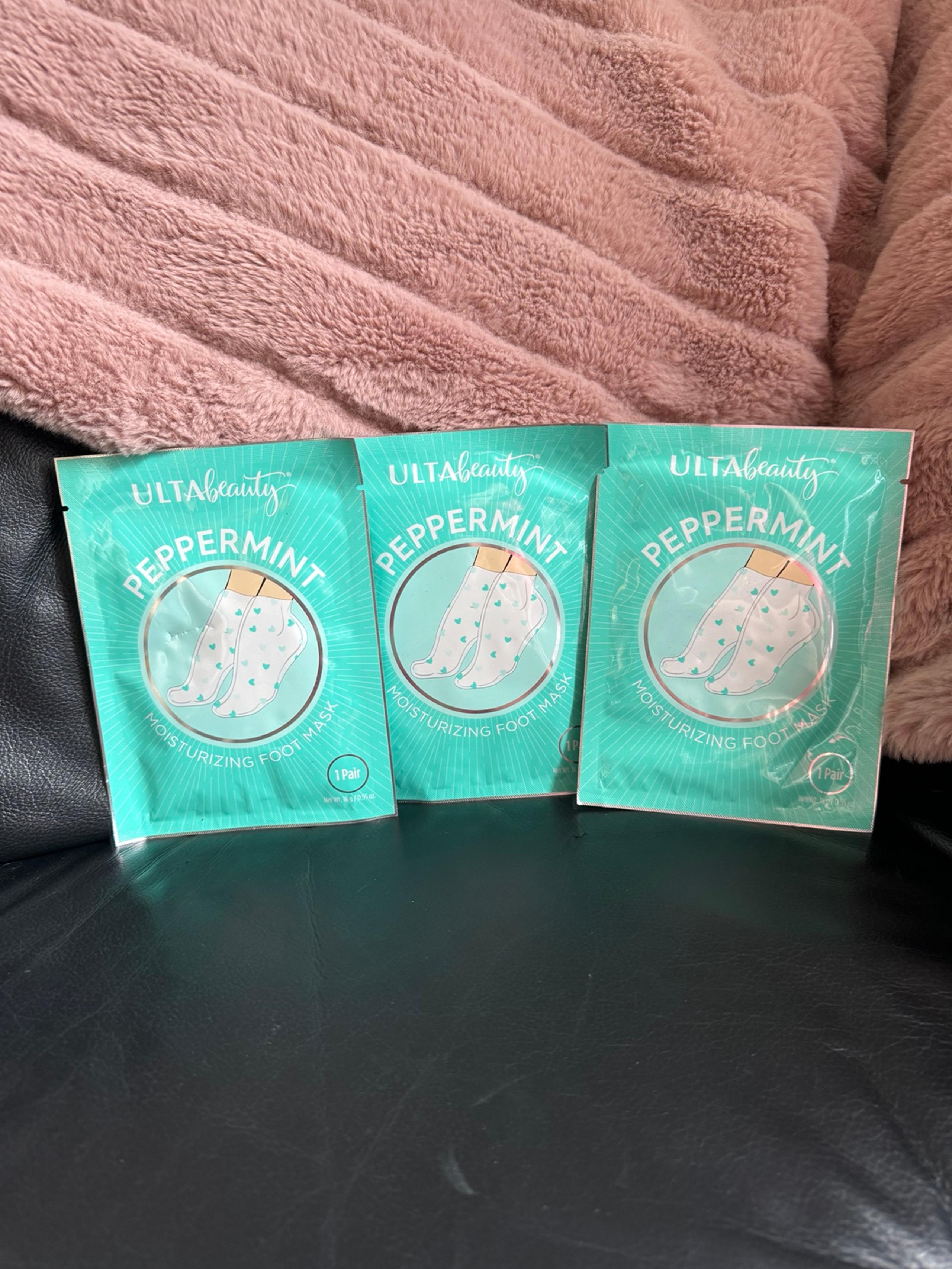 Ulta beauty peppermint moisturizing feet masks set of 3