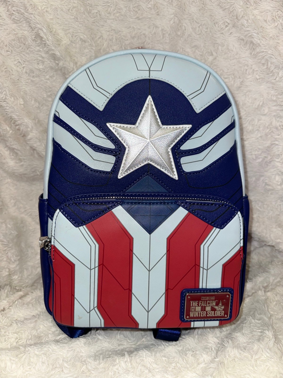 Loungefly Marvel Falcon Captain America Cosplay Mini Backpack
