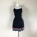 vintage sweater knit tennis skirt | full skirt mini 70s skirt | mod hippie boho