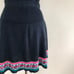 vintage sweater knit tennis skirt | full skirt mini 70s skirt | mod hippie boho