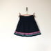 vintage sweater knit tennis skirt | full skirt mini 70s skirt | mod hippie boho