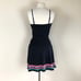 vintage sweater knit tennis skirt | full skirt mini 70s skirt | mod hippie boho