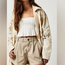 Free People Billie Chino Shorts size 8