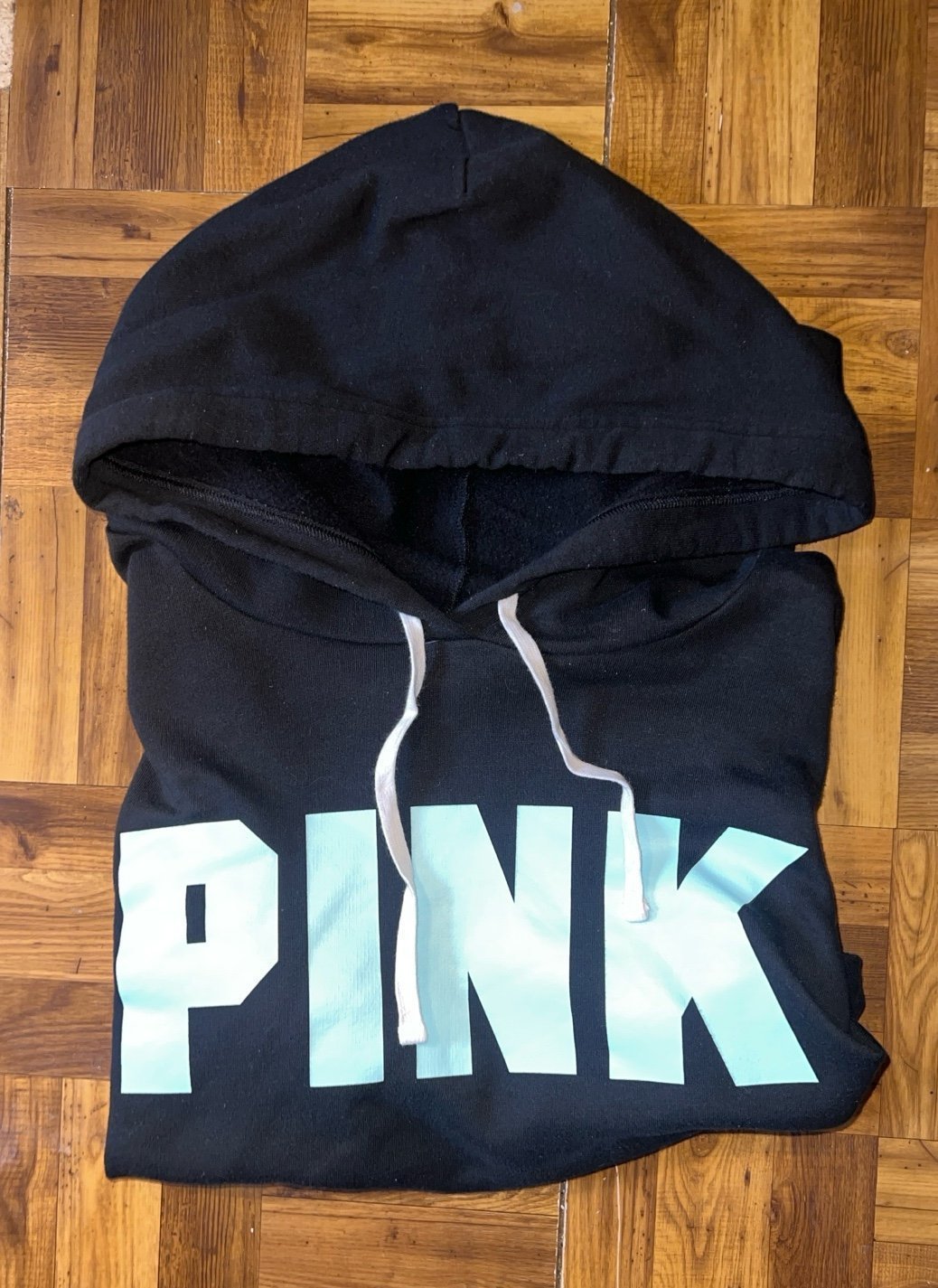 PINK Victoria Secrets Cropped Hoodie, Womens Size LG