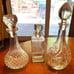 3 Beautiful Cut Glass/Crystal Bottles
