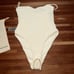 Haight Jen crepe One Piece Swimsuit, off white small