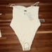 Haight Jen crepe One Piece Swimsuit, off white small