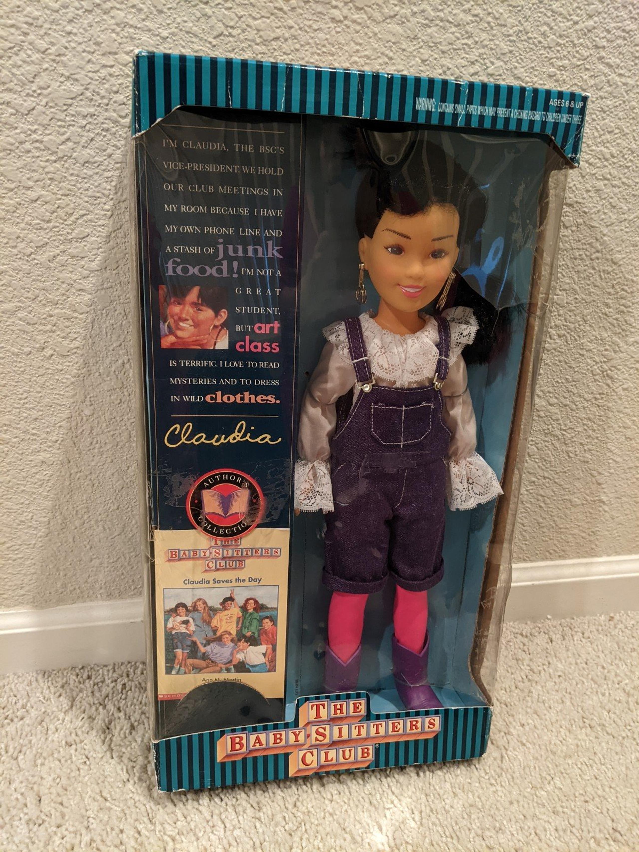 Vintage Babysitter's Club Claudia Doll *new in damaged box*