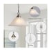 Vintage Plug in Pendant Light,Hanging Lights with Plug in Brushed Nickel