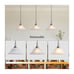 Vintage Plug in Pendant Light,Hanging Lights with Plug in Brushed Nickel