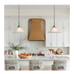Vintage Plug in Pendant Light,Hanging Lights with Plug in Brushed Nickel