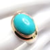 Designer Joseph Esposito Turquoise Ring 925 Sterling Silver Size 9 Signed 14 gr