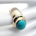 Designer Joseph Esposito Turquoise Ring 925 Sterling Silver Size 9 Signed 14 gr