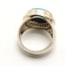 Designer Joseph Esposito Turquoise Ring 925 Sterling Silver Size 9 Signed 14 gr