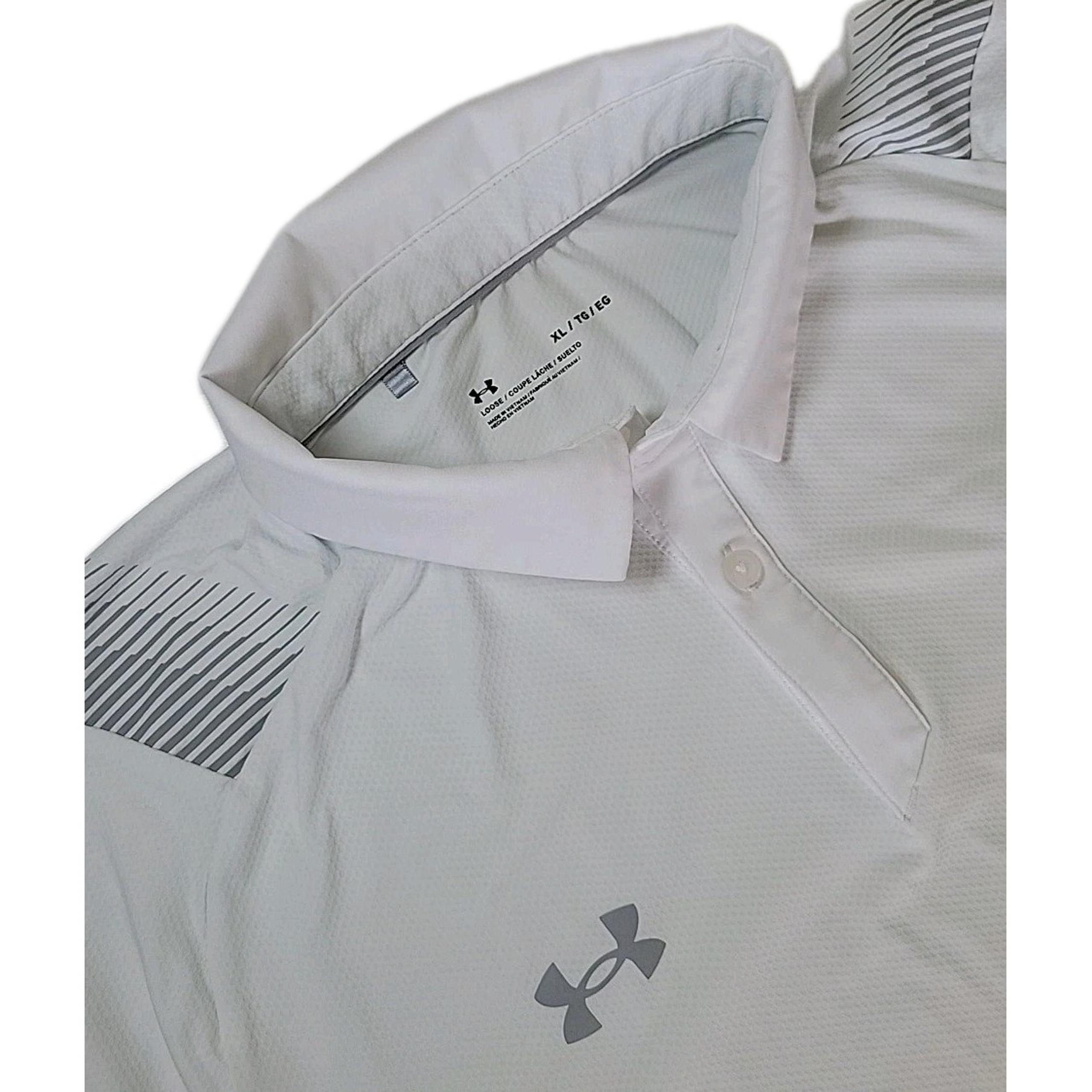 FORDHAM RAMS BASKETBALL  Under Armour I SO CHILL  Men's XL WHITE  Loose Fit Polo