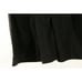 Vintage Cottage Peasant Stretch Cotton Skirt Pockets Benetton Lagenlook XS Black