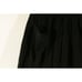 Vintage Cottage Peasant Stretch Cotton Skirt Pockets Benetton Lagenlook XS Black