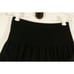 Vintage Cottage Peasant Stretch Cotton Skirt Pockets Benetton Lagenlook XS Black