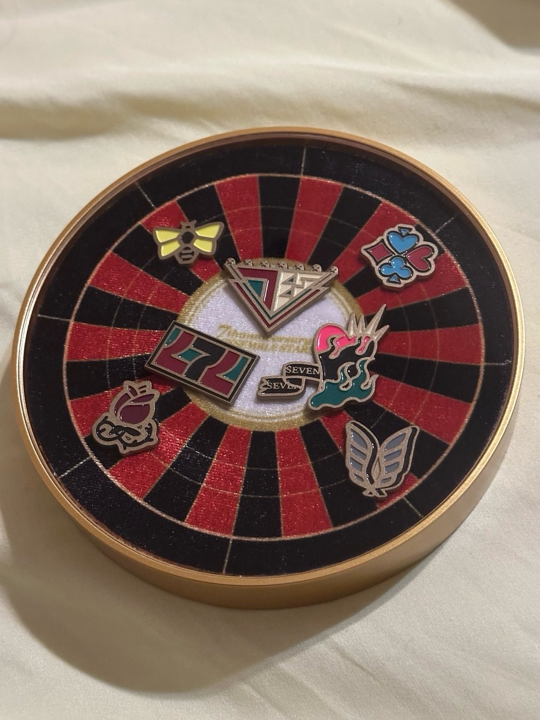 Ensemble Stars 7th Anniversary Motif / Enamel Pin Case with pins