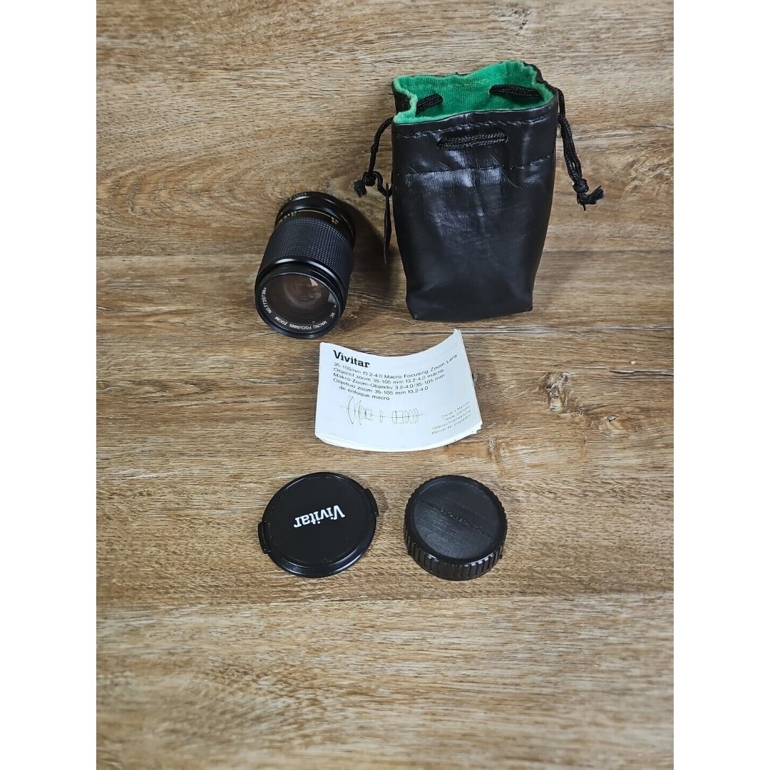 VIVITAR 55mm 35-105mm MC Macro Focusing Zoom 1:3.2 - 4 MC No. 77207383