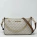 MICHEAL KORS Jet Set Pouchette Crossbody Signature Vanilla