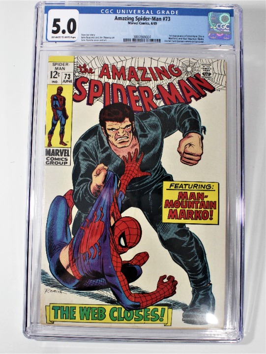 Amazing Spiderman #73 CGC 5.0 First Appearance of Silvermane