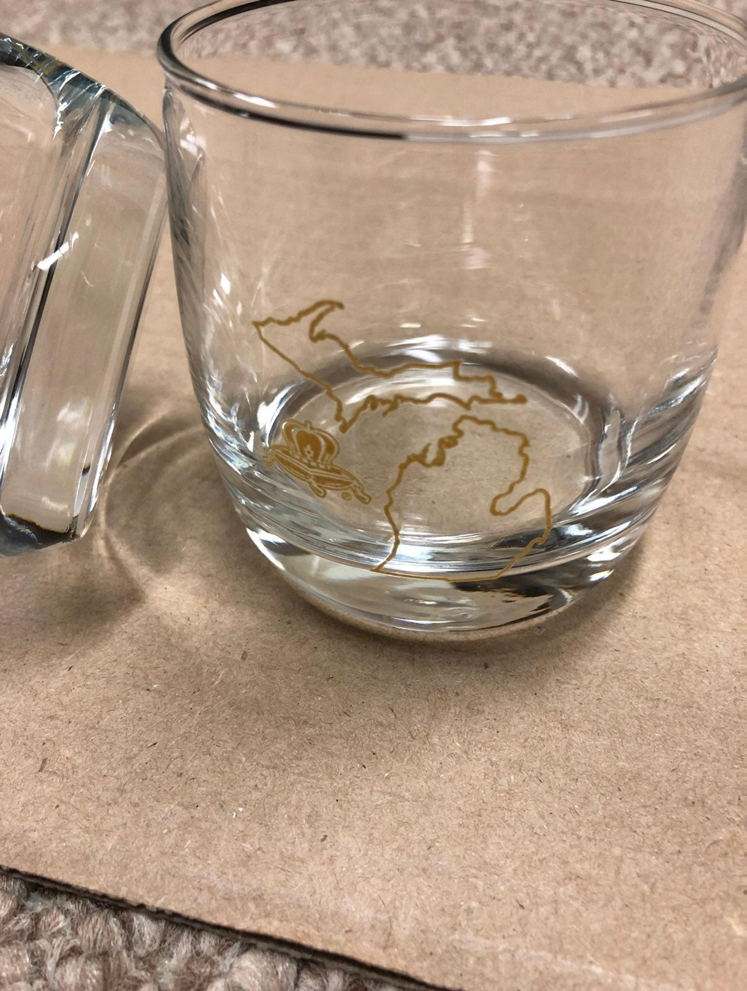 2 New Crown royal whiskey glasses
