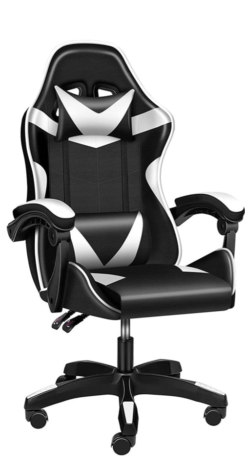 YSSOA Backrest and Seat Height Adjustable Swivel Recliner Racing Office Computer