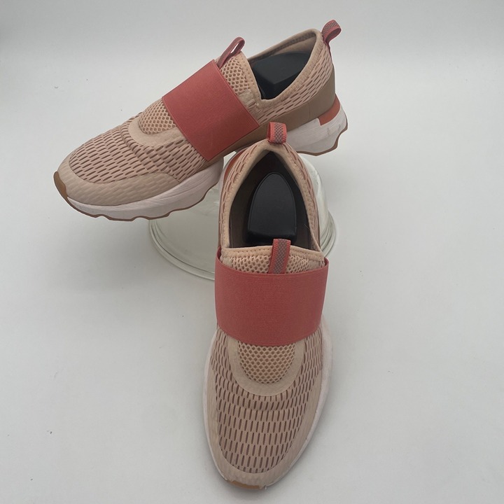 Sorel Band Kinetic Impact Paradox Sneakers Beige Coral Shoes Slip-On Elastic 10