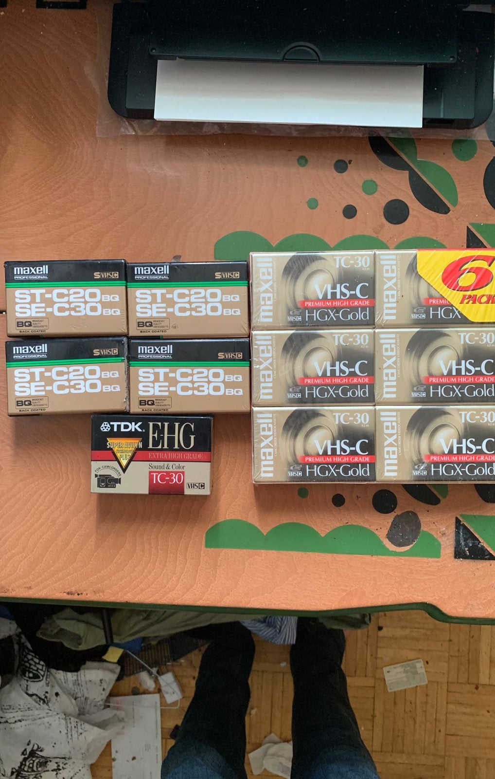 Maxell camcorder tapes ST-C20,TC-30,SE-3